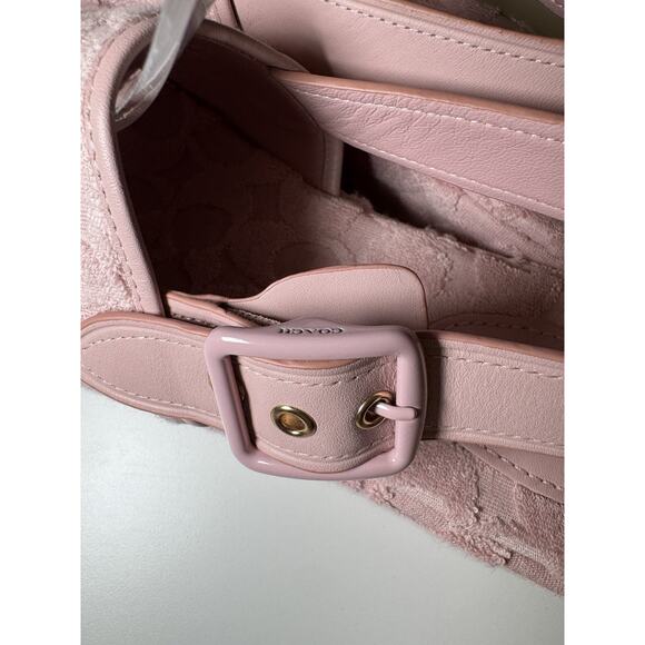 Coach Womens Noelle Pink Platform Sandals Shoes 7.5B Chunky Y2K Retro - Picture 7 of 10